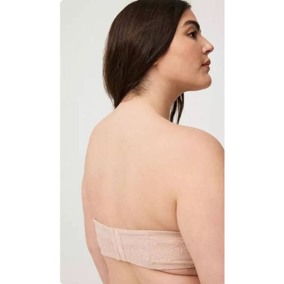 Torrid Bra 44DDD Plus Bombshell Everyday Strapless Push-Up Lace New without Tag - Picture 5 of 6